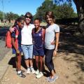 These Balmoral Grade 7 girls and teachers actually jogged!