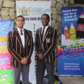 First Team Rugby Players and Outreach Coaches, Kenan Richards and Tumelo Montisi