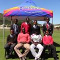 Coaches and players from 2 of the schools: Howard Ben Mazwi and Sixishe at the First Outreach Rugby Tournament of 2017