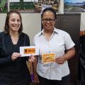 Esperanza Blignaut, Winner of the Maweni Border Seeds Hunt Package bought her ticket from her son in Grade 2